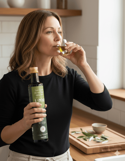 Effecten van dagelijkse shots extra vierge olijfolie - VILLA-EVOO