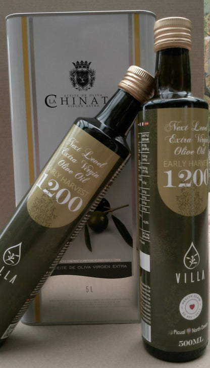 VILLA EH1200 Polyfenolrijke Olijfolie ondersteunt een gezond cholesterolgehalte en flexibele aders