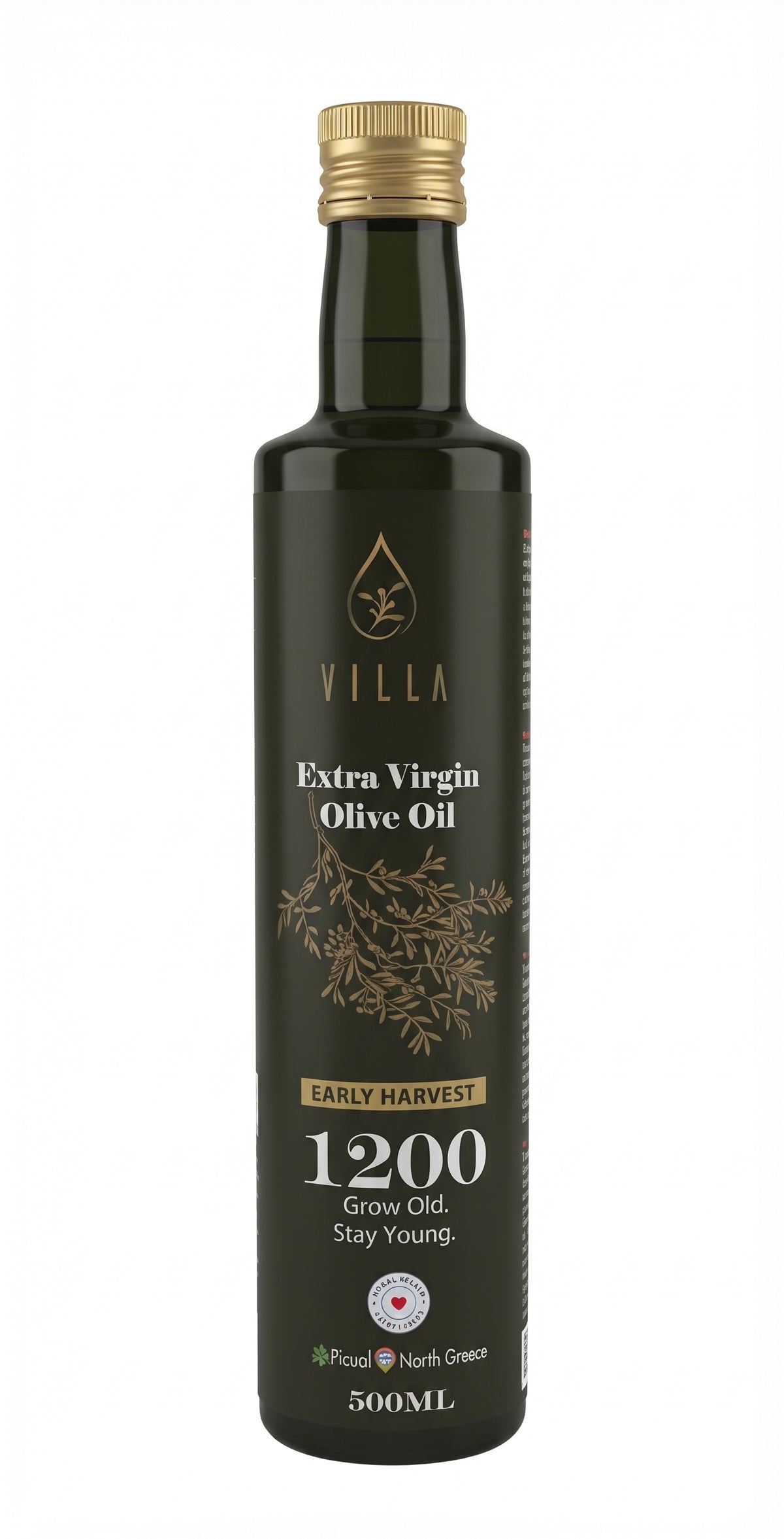 VILLA EH1200 - Huile d'olive riche en polyphénols